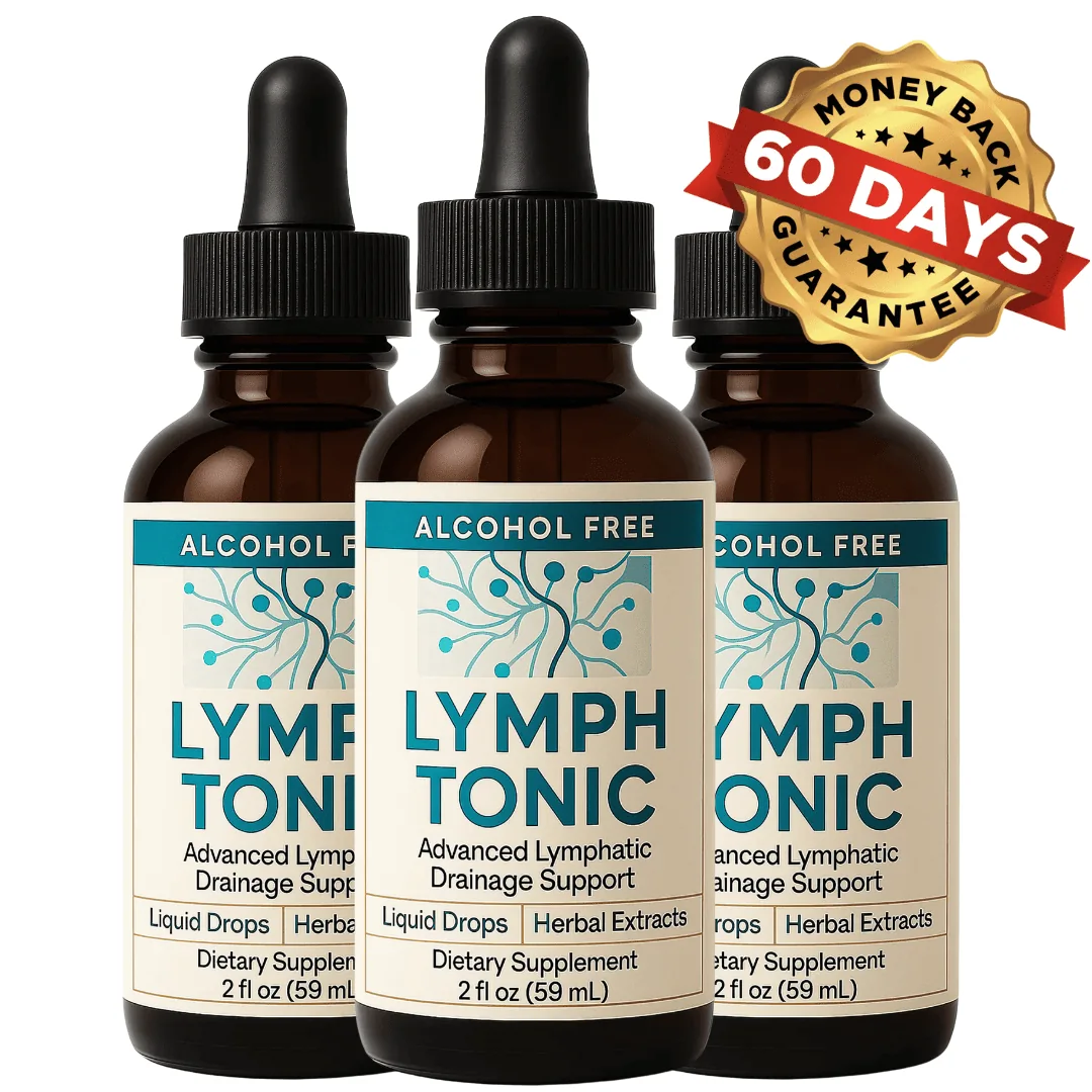 Three-bottle LymphTonic package